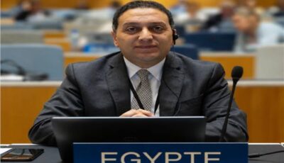 المستشار محمد عادل متحدثاً باسم رئاسة مجلس الوزراء