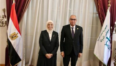 رئيسة هيئة النيابة الإدارية تُثمن دور مجلس الدولة في حماية الحقوق والحريات