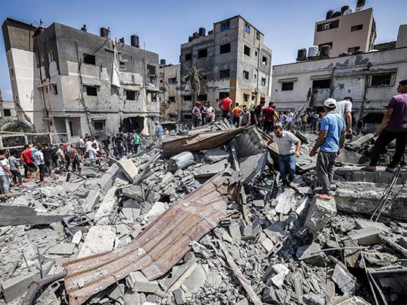 استشهاد فلسطينيين في قصف على قطاع غزة
