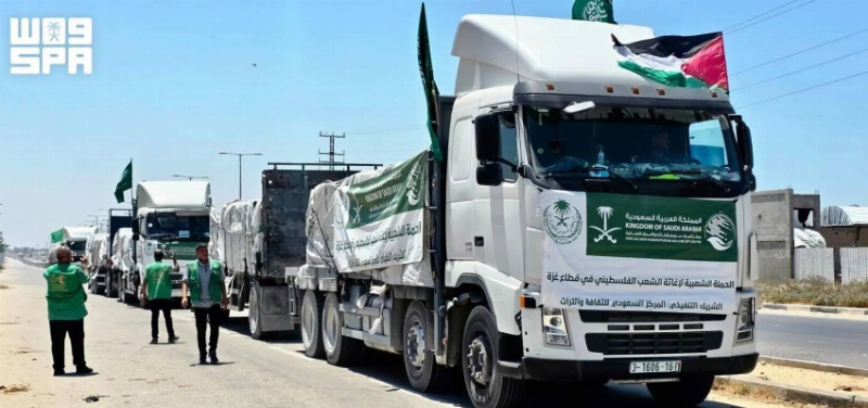 وصول قافلة مساعدات جديدة إلى قطاع غزة