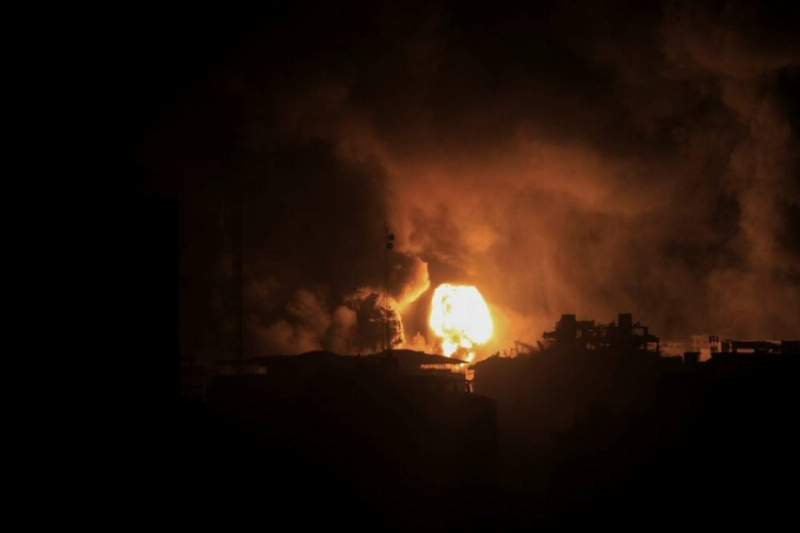 استشهاد (5) فلسطينيين في قصف الاحتلال على غزة دير البلح