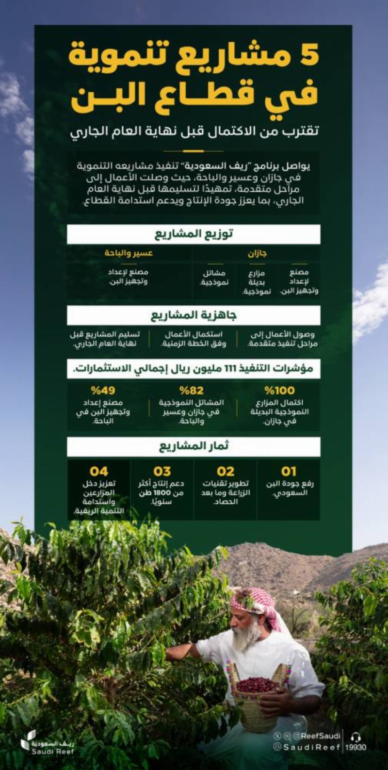 انتهاء 5 مشروعات لتطوير قطاع البن العام الحالي