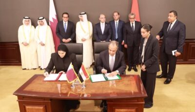 وزير الصحة يستقبل وزيرة التعاون الدولي القطرية لبحث سبل دعم الأشقاء الفلسطينيين