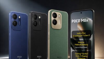شاومي تطلق هاتف Poco M8x 5G ببطارية ضخمة ومعالج ARM جديد