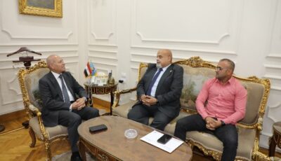 محافظ القاهرة يبحث مع نقيب المهندسين تعزيز التعاون في المشروعات التنموية