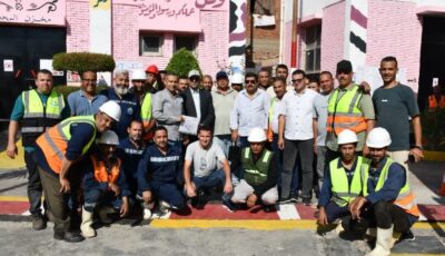 تجديد اعتماد شهادة الإدارة الفنية المستدامة لمحطة رفع وشبكة صرف صحي نكلا