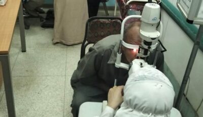 تنفيذ قافلة للرمد مجانية بمستشفى أبو النمرس المركزي لخدمة المواطنين