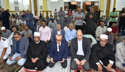 محافظ الأقصر يشهد احتفالية الأوقاف بذكرى المولد النبوي الشريف بمسجد السيد يوسف بالكرنك