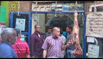 حملة تفتيشية مكبرة على محال الجزارة والمطاعم بأسوان