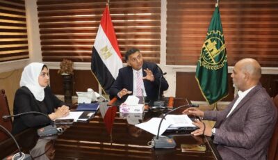 محافظ القليوبية يتابع الموقف الحالي للمجازر ويوجه بسرعة رفع كفاءتها