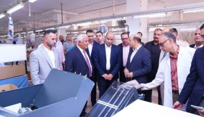 من قلب قلعة الصناعة المصرية..وزير العمل ومحافظ الغربية يتفقدان مصانع الغزل والنسيج والملابس الجاهزة بالمحلة الكبرى
