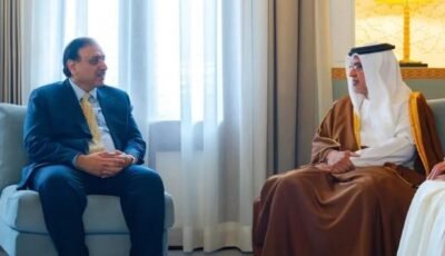 ولي عهد البحرين يؤكد عمق العلاقات مع باكستان والحرص على مواصلة تعزيزها
