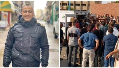 مشهد مهيب.. أهالي الفيوم يودّعون النقيب زياد عبد الحليم إلى مثواه الأخير| صور
