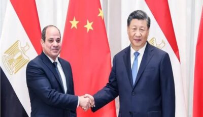 الرئيس السيسي يستقبل نظيره الصيني اليوم