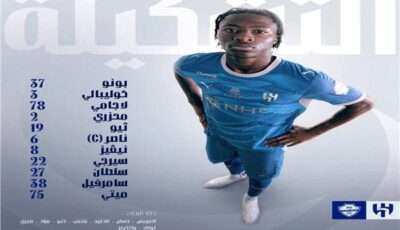 تشكيل الهلال الرسمي أمام أهلي جدة في الدوري السعودي