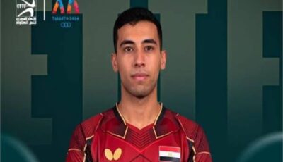 يوسف عبد العزيز يحصد فضية فردي الرجال بتنس الطاولة في دورة ألعاب البحر المتوسط