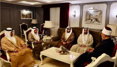 مفتي الجمهورية يلتقي رئيس الهيئة العامة للشؤون الإسلامية والأوقاف بالإمارات