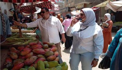 حملة مكبرة لرفع الإشغالات بمدينة القوصية لتحقيق السيولة المرورية