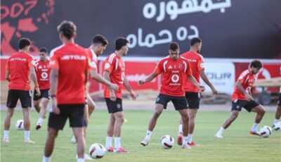 الأهلي يبدأ الاستعداد لمباراة المقاولون العرب