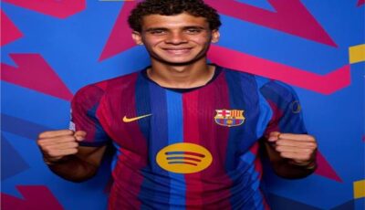 حساب دوري أبطال أوروبا يحتفي بـ حمزة عبدالكريم 