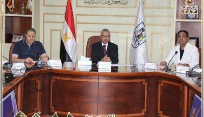 محافظ بني سويف يترأس اجتماع اللجنة العليا للبت في تقنين أراضي أملاك الدولة