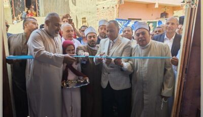 رئيس سمسطا يفتتح مسجد “الدشطوطي” بعد إحلاله وتجديده