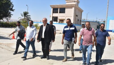 وفد الأزمات والكوارث بالإسكان يتفقد مرافق مياه الأقصر.. رفع الجاهزية والتعامل مع الطوارئ