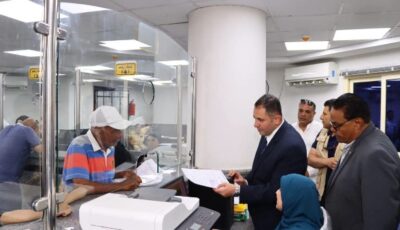 محافظ دمياط يلتقي بالمواطنين في المركز التكنولوجي