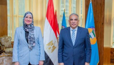 جامعة طنطا ومعهد بحوث الإلكترونيات يبحثان شراكة إستراتيجية لدعم الابتكار وربط البحث العلمي بالصناعة