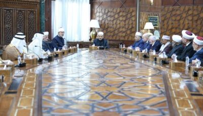 مفتي الجمهورية يزور شيخ الأزهر على رأس وفد من المشاركين بمؤتمر الـ11 للإفتاء